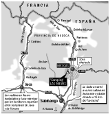 Mapa de Biescas