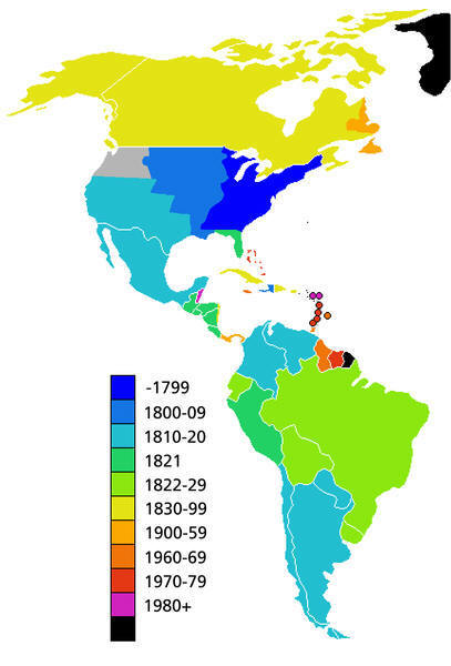 Archivo:Americas independence map.PNG