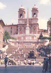 Plaza de Espa�a y escalera de la Trinit� dei Monti