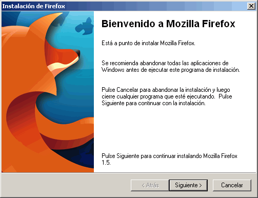 Mozilla Firefox - Instalaci�n 1