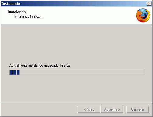Firefox - Instalaci�n - Instalando