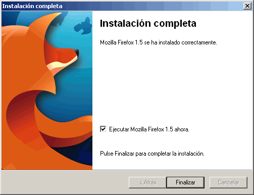 Firefox - Instalaci�n - Instalaci�n completa