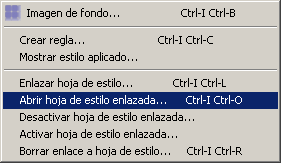 Men� Estilo > Abrir