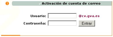CorreoCV - Escribe tu nombre de usuario y tu contraseña para activar la cuenta CorreoCV - Escribe tu nombre de usuario y tu contraseña para activar la cuenta