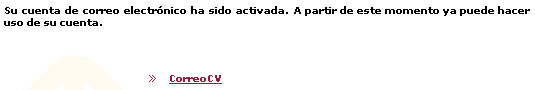 CorreoCV - Cuenta activada CorreoCV - Cuenta activada