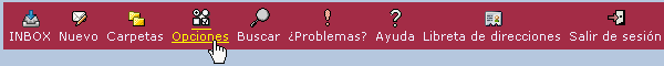 CorreoCV - Abrir la página de opciones CorreoCV - Abrir la página de opciones