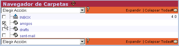 Correo CV - Marcar una carpeta Correo CV - Marcar una carpeta