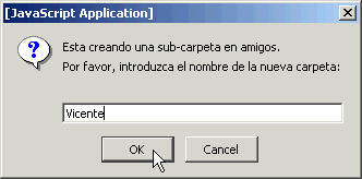 Correo CV - Escribir el nombre de la nueva subcarpeta Correo CV - Escribir el nombre de la nueva subcarpeta