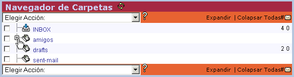 Correo CV - Desplegar carpeta Correo CV - Desplegar carpeta