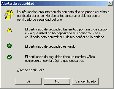 CorreoCV - Certificados - Alerta de seguridad CorreoCV - Certificados - Alerta de seguridad