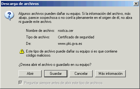 CorreoCV - Certificados - Descarga de certificado CorreoCV - Certificados - Descarga de certificado