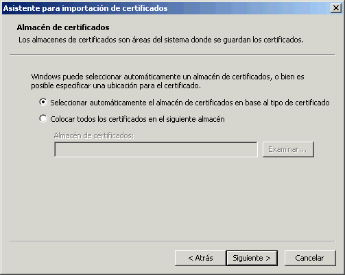 CorreoCV - Certificados - Asistente - Paso 2 CorreoCV - Certificados - Asistente - Paso 2