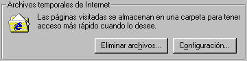 Internet Explorer 5.5 - Borrar Archivos temporales de Internet 1 Internet Explorer 5.5 - Borrar Archivos temporales de Internet 1