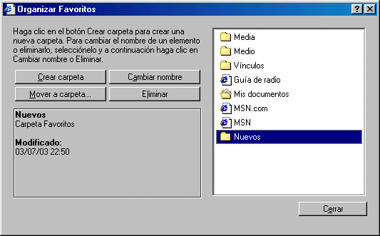 Internet Explorer 5.5 - Importar Favoritos - Paso 1 Internet Explorer 5.5 - Importar Favoritos - Paso 1