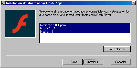 Flash - Instalación en Mozilla - Paso 5 Flash - Instalación en Mozilla - Paso 5