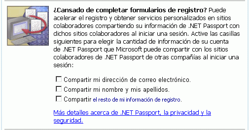 Hotmail - Formulario de registro - Compartir información Hotmail - Formulario de registro - Compartir información