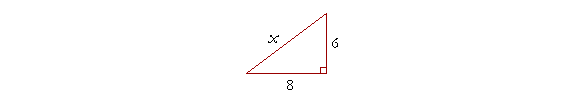 6 squared + 8 squared = ?