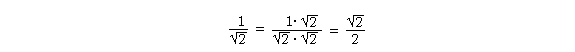 Square root of 2 over 2.